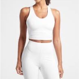 Athleta Ultimate Crop Size Medium white